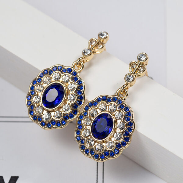 Creative Sapphire Fashion Diamond Jewelry Women's Earrings - Image 5