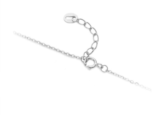 S925 Sterling Silver Light Luxury Niche Wind Yanguang Projection Necklace Women - Image 2
