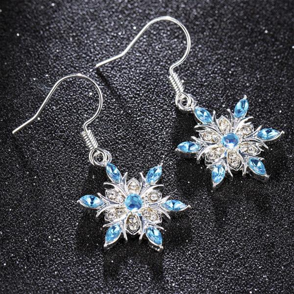 Jewelry Two Color Jeweled Earrings - Image 5