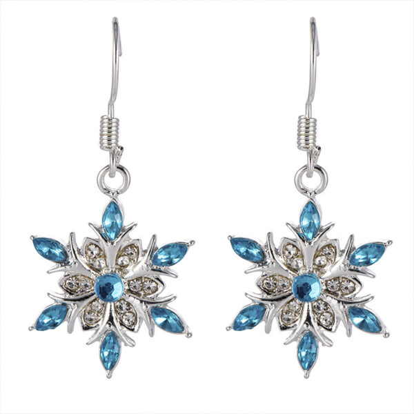 Jewelry Two Color Jeweled Earrings - Image 4
