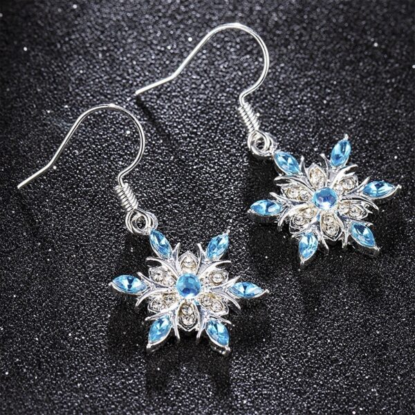 Jewelry Two Color Jeweled Earrings - Image 3