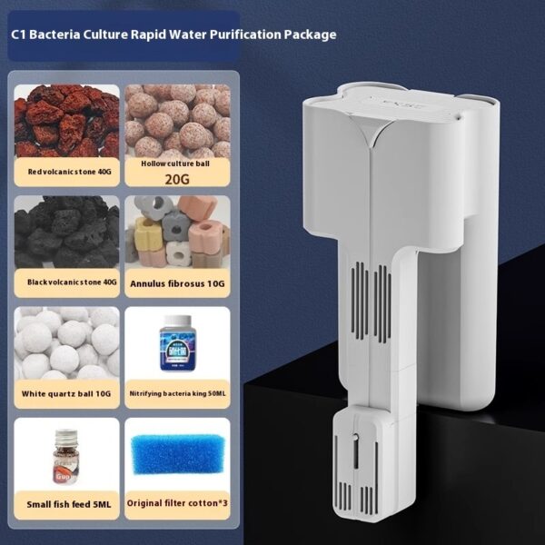 Crazy Water Plants Fish Tank Filter External Filter VAT Three-in-one Waterfall Wall-mounted Filter System - Image 10