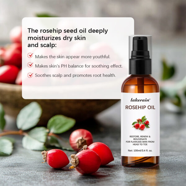 Rosehip Seed Oil Hair Care Fluffy