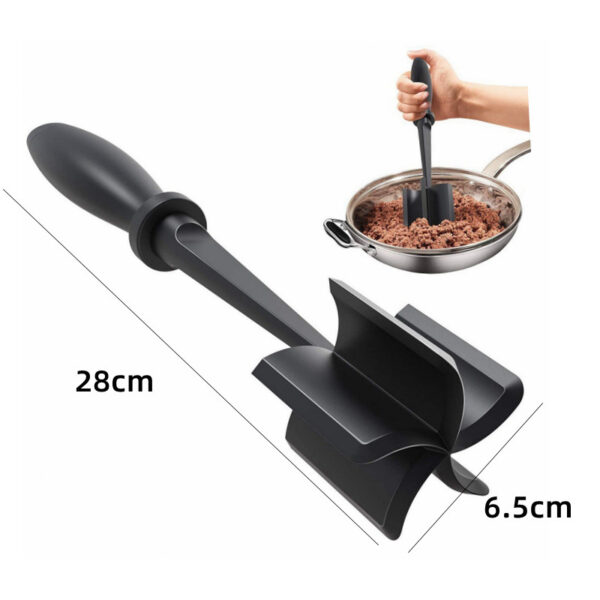 Multifunctional Meat Chopper Heat Resistant Meat Masher Nylon Hamburger Chopper Ground Utensil Non Stick Cookware Tool Kitchen Gadgets - Image 10