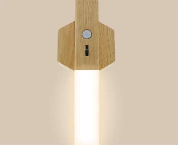 Smart Home Wooden Small Night Lamp Lamp LED Induction - Image 2