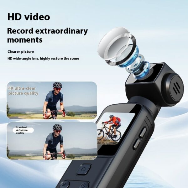 4K HD Anti Shake Pocket Sports Camera Mini - Image 2