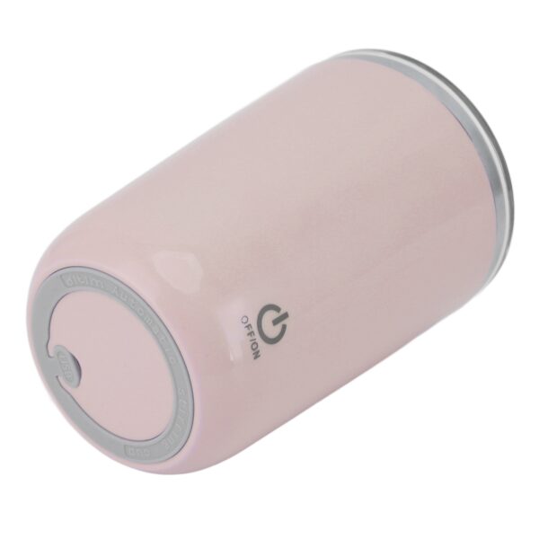 USB Electric Mixing Cup 350ml Leak Proof Automatic Stirring Cup Self Stirring Coffee Mug Pink - Image 5