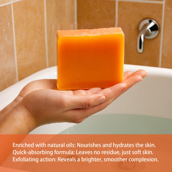 Turmeric Vitamin C Kojic Acid Soap - Image 5