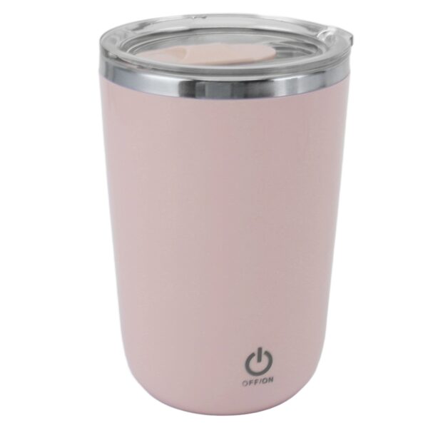 USB Electric Mixing Cup 350ml Leak Proof Automatic Stirring Cup Self Stirring Coffee Mug Pink - Image 7