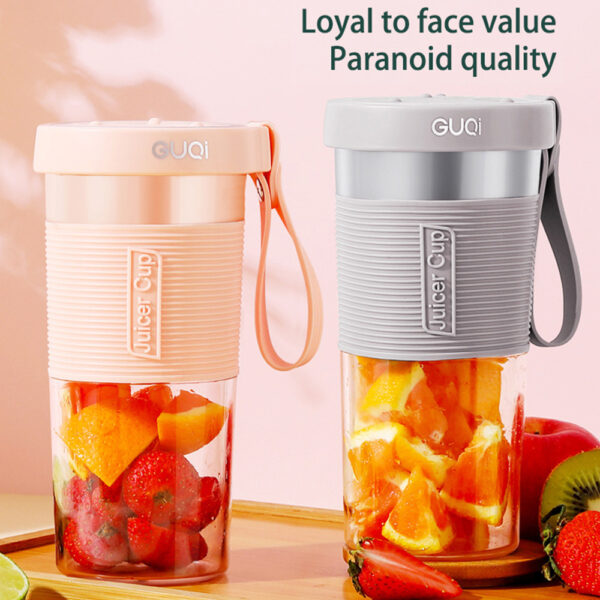 Mini USB Rechargeable Portable Blender Electric Fruit Juicer Kitchen Smoothie Maker Lightweight Sports Bottle Multifunction Blender - Image 2