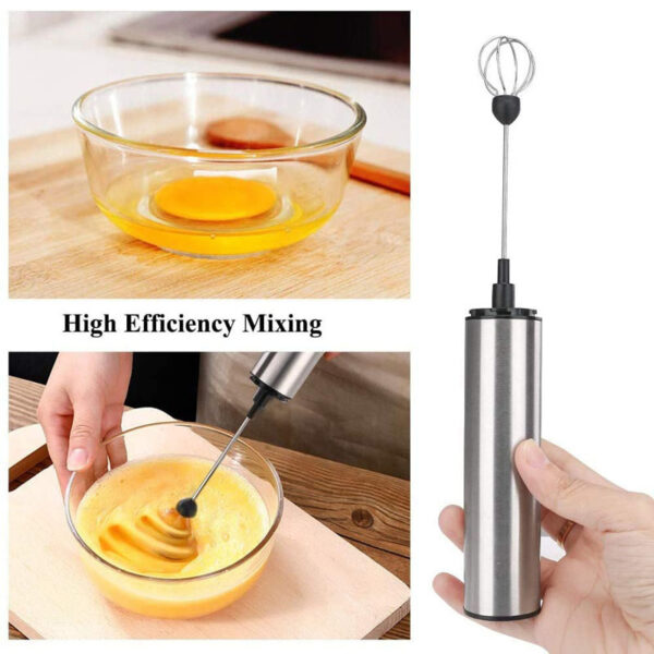Electric Coffee Blender Milk Frother Handheld Whisk Kitchen Tools - Image 4