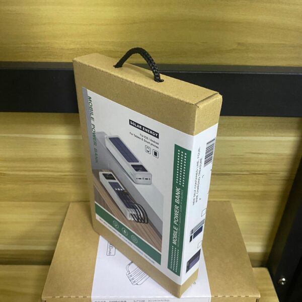 Portable Solar Power Bank With Cable - Image 6