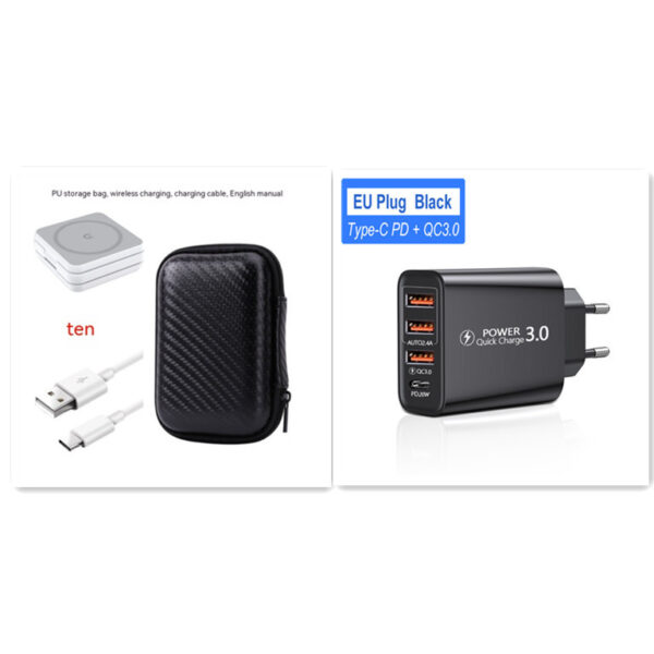 Folding Three-in-one Wireless Charger Portable Magnetic Suction - Image 9