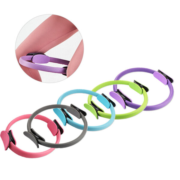 Yoga Fitness Pilates Ring Women Girls Circle Magic Dual Exercise Home Gym Workout Sports Lose Weight Body Resistance - Image 4