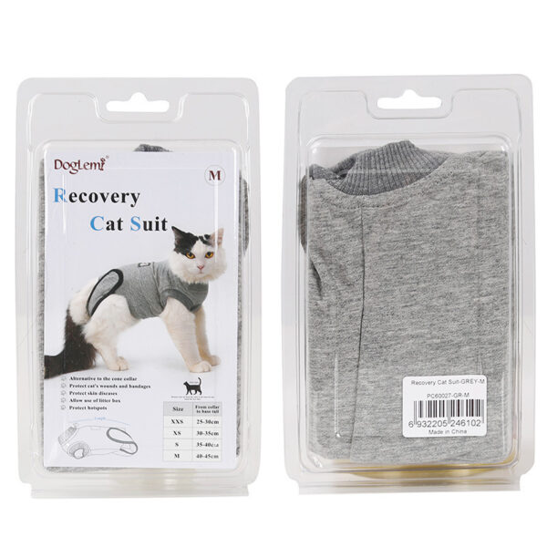 Pet Cat Recovery After Surgery Clothing Pet Wound Anti-mite Sterilization Suit pet products supplies &c - Image 4