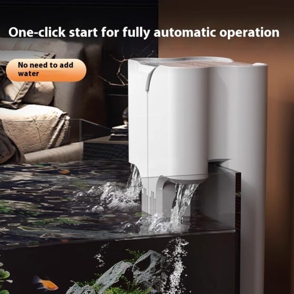 Crazy Water Plants Fish Tank Filter External Filter VAT Three-in-one Waterfall Wall-mounted Filter System