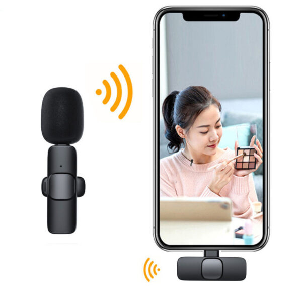 Wireless Lavalier Noise Reduction Microphone Small Microphone - Image 6