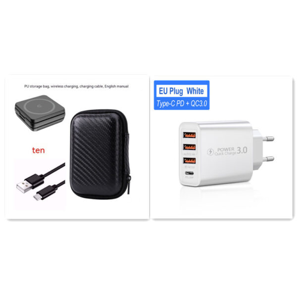 Folding Three-in-one Wireless Charger Portable Magnetic Suction - Image 3